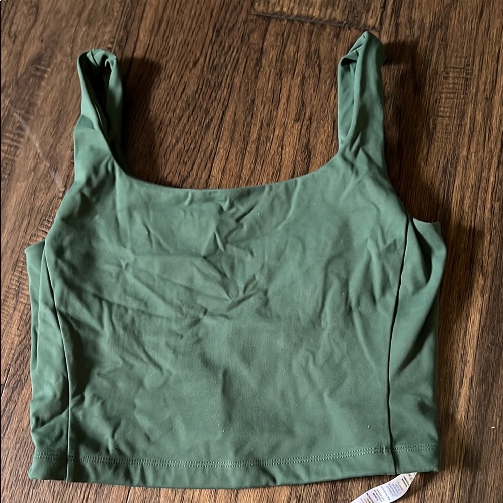 Green Women's Crop Top